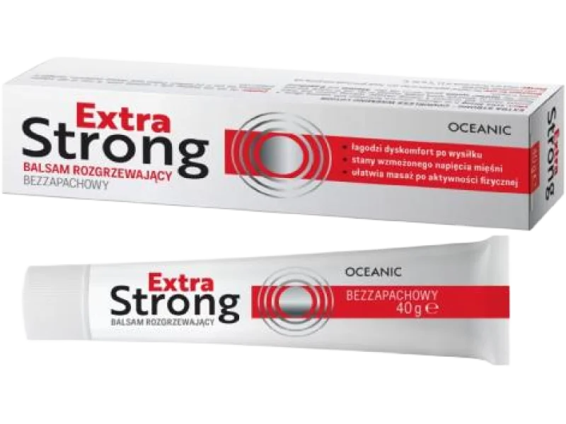 ExtraStrong Balsam rozgrzewający bezzapachowy, 40 g