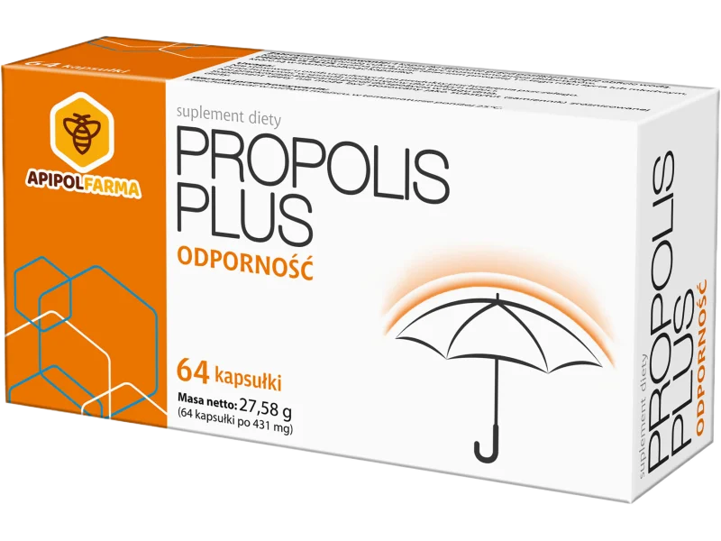 Farmina Propolis Plus, kapsułki miękkie, 64 kaps.