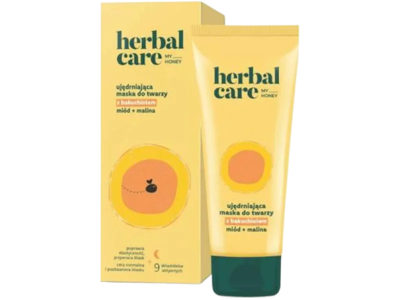 FARMONA HERBAL CARE My Honey Ujędrniająca maska do twarzy z bakuchiolem, 50 ml