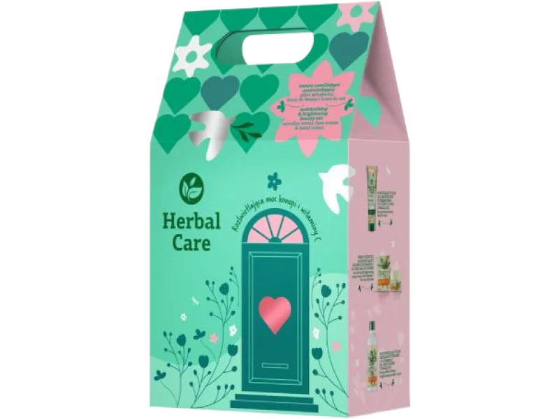 FARMONA HERBAL CARE Zestaw Konopie, płyn + krem, 3 elementy szt.