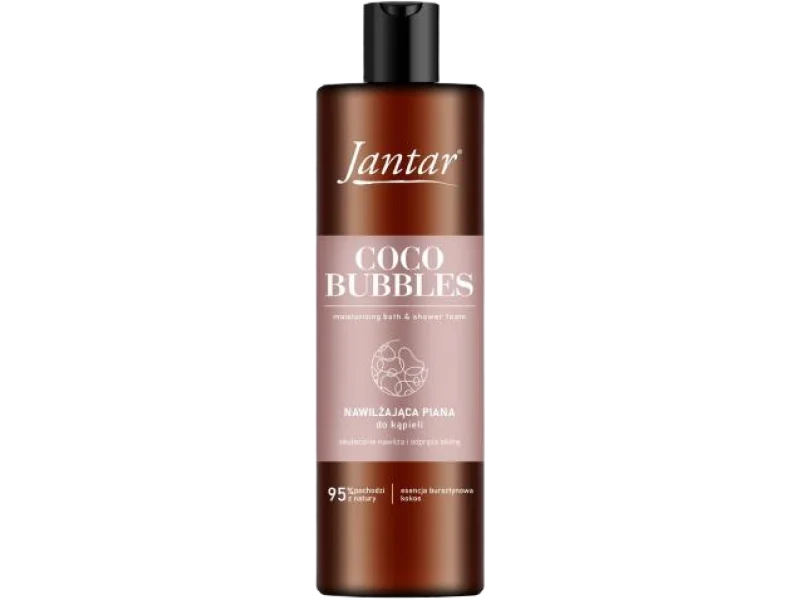 FARMONA JANTAR Coco Bubbles Nawilżająca piana do kąpieli z esencją bursztynową i kokosem, płyn, 400 ml