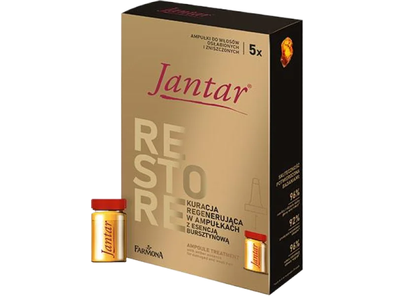 FARMONA JANTAR Kuracja w ampułkach z wyciągiem z bursztynu, 25 ml
