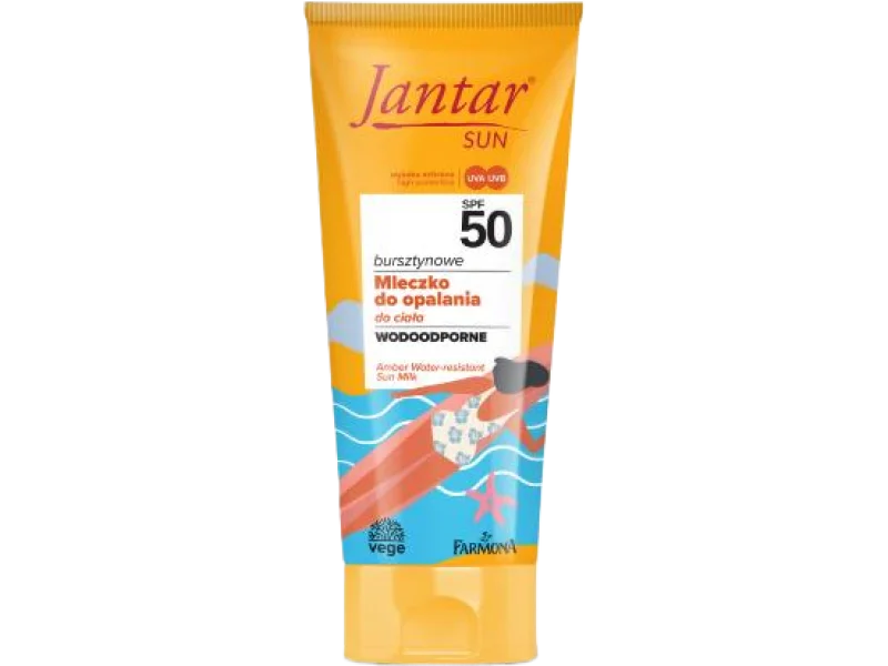 FARMONA JANTAR SUN Bursztynowe mleczko do opalania do ciała SPF 50, 200 ml