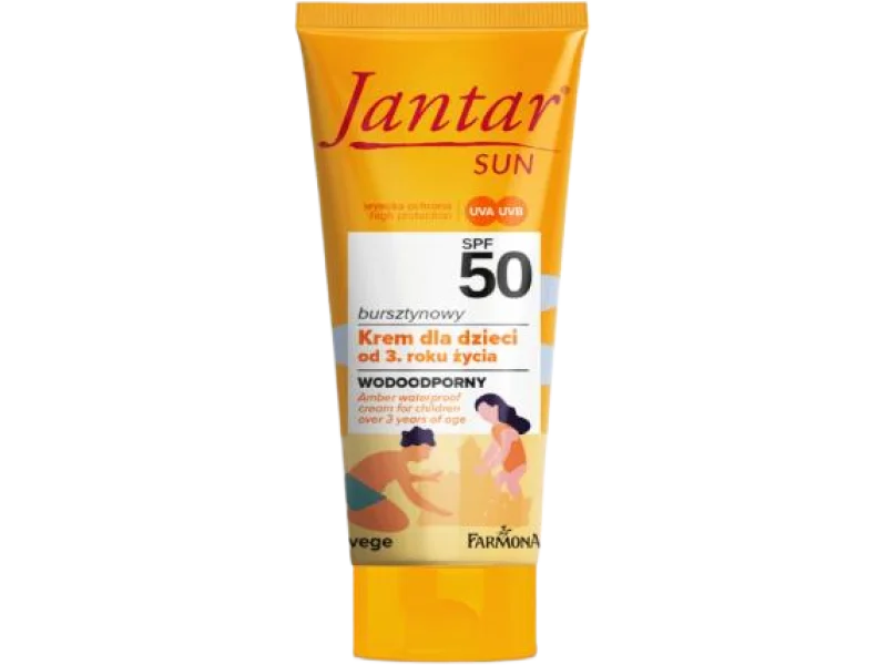 FARMONA JANTAR SUN Bursztynowy wodoodporny krem dla dzieci SPF 50, 50 ml