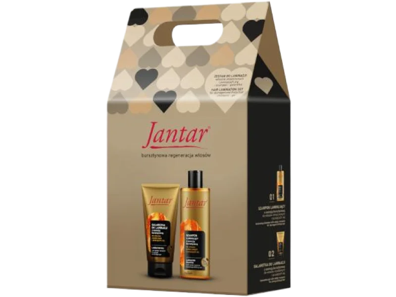 FARMONA JANTAR Zestaw do laminacji włosów, szampon, 300,150 ml