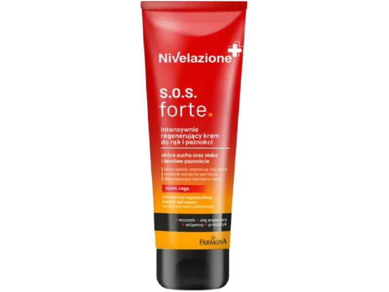 FARMONA NIVELAZIONE S.O.S Forte Intensywnie regenerujący krem do rąk i paznokci, 100 ml