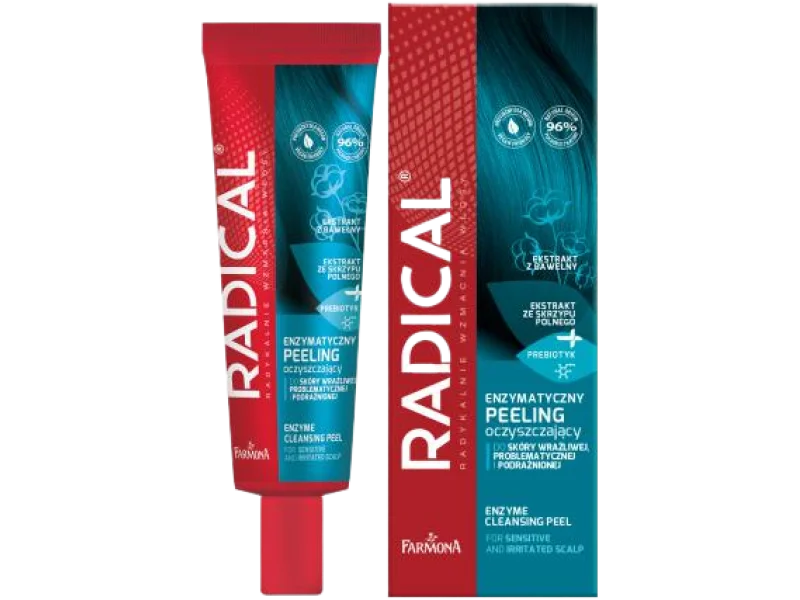 FARMONA RADICAL Enzymatyczny peeling oczyszczający do skóry głowy, 75 ml