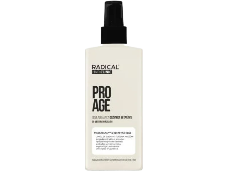 Farmona Radical Hair Clinic Pro Age Odmładzająca odżywka, spray, 200 ml