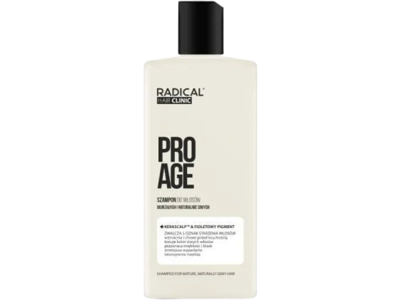 Farmona Radical Hair Clinic Pro Age Szampon do włosów dojrzałych i naturalnie siwych, 300 ml