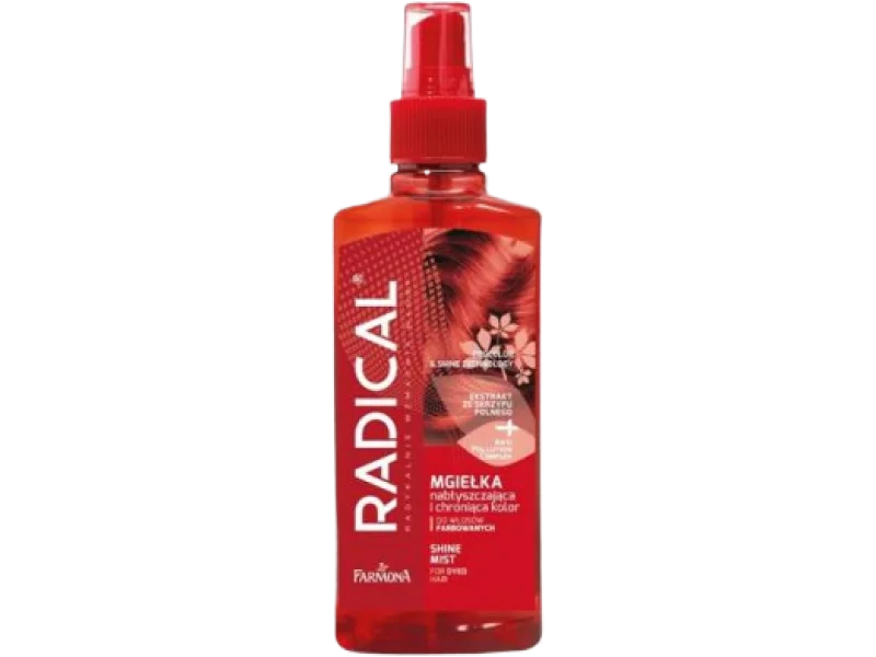 FARMONA RADICAL Nabłyszczająca Mgiełka do włosów farbowanych, 200 ml