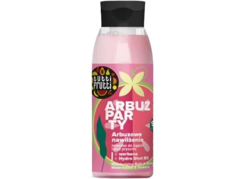 FARMONA TUTTI FRUTTI Mleczko do kąpieli i pod prysznic Arbuzowe nawilżenie, 400 ml