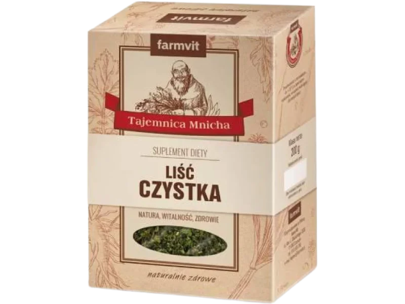 FARMVIT Czystek liście, zioła do zaparzania, 50 g