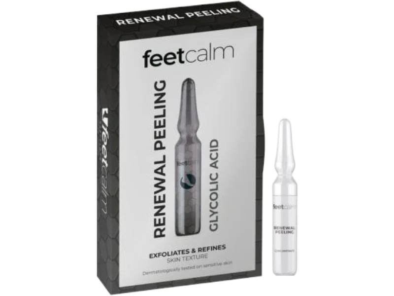 Feetcalm ampułki złuszczające do stóp, 7 ampułek
