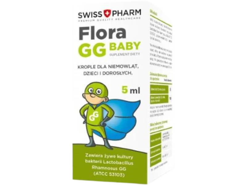 Flora GG baby, krople, 5 ml