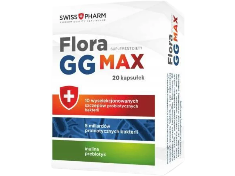 Flora LGG MAX, kapsułki, 20 kaps.