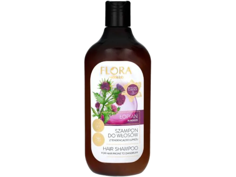 FLORA Szampon do włosów z tendencją do łupieżu Łopian, 500 ml