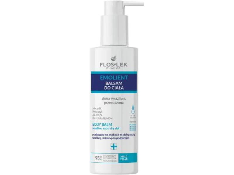 FLOS-LEK EMOLIENT Balsam do ciała do skóry wrażliwej i przesuszonej, 175 ml
