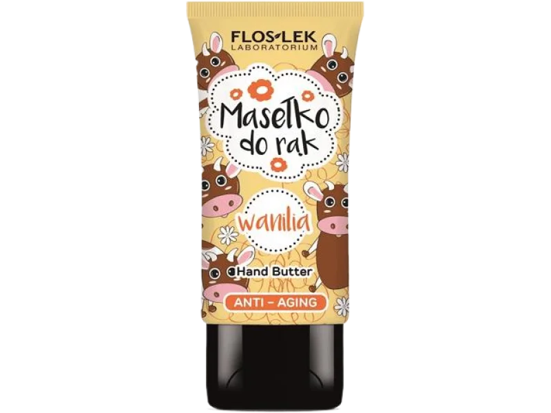 Flos-lek masełko do rąk anti-aging wanilia, 50 ml