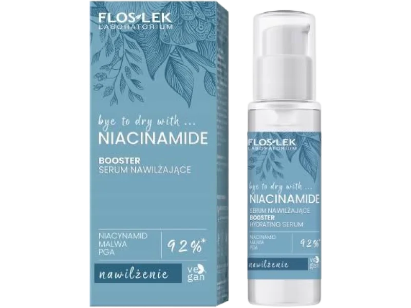 FLOS-LEK NIACINAMIDE Booster Serum nawilżające, 30 ml