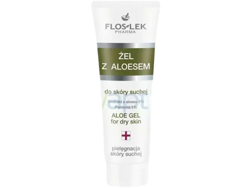 Flos-Lek Pielęgnacja skóry suchej żel z aloesem, 50 ml