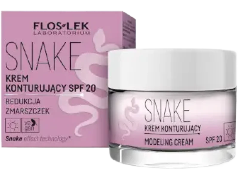 Flos-Lek Skin Care Expert Snake konturujący na dzień SPF 20, krem, 50 ml