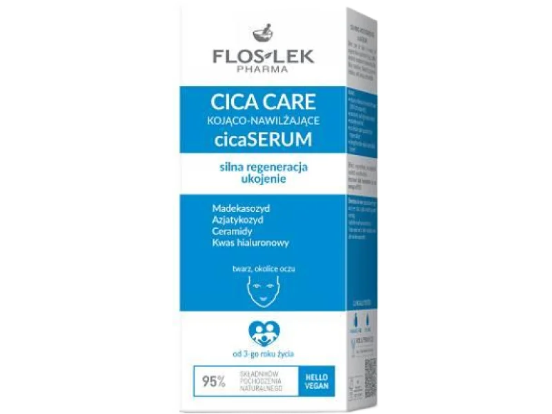 Floslek Cica Care Kojąco-nawilżające serum do twarzy, 30 ml