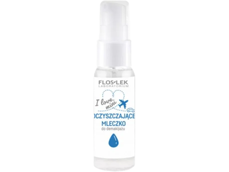 FLOSLEK I love mini oczyszczające mleczko do demakijażu, 30 ml