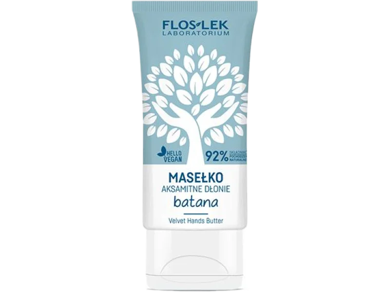 Floslek Masełko do rąk batana aksamitne dłonie, krem, 50 ml