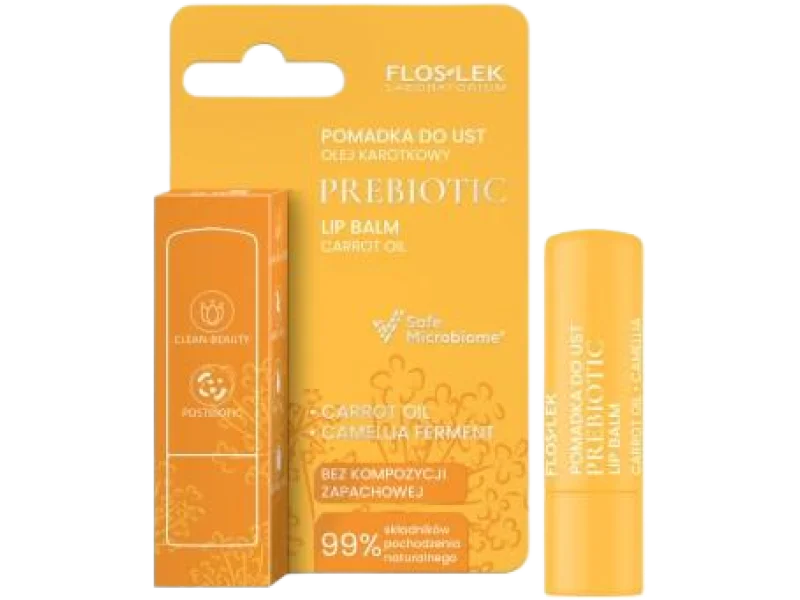 Floslek pomadka do ust prebiotyczna olej karotkowy, 4 g
