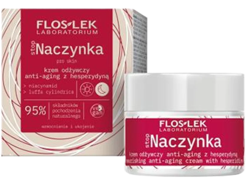 Floslek Stop Naczynka, odżywczy anti-aging z hesperydyną, krem, 50 ml