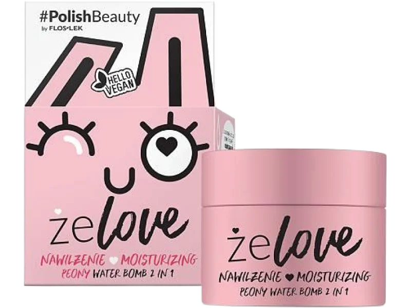 FLOSLEK ŻELOVE NAWILŻENIE Peony Water Bomb 2w1, żel, 50 ml