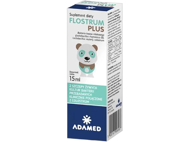 Flostrum Plus Probiotyk, krople, 15 ml