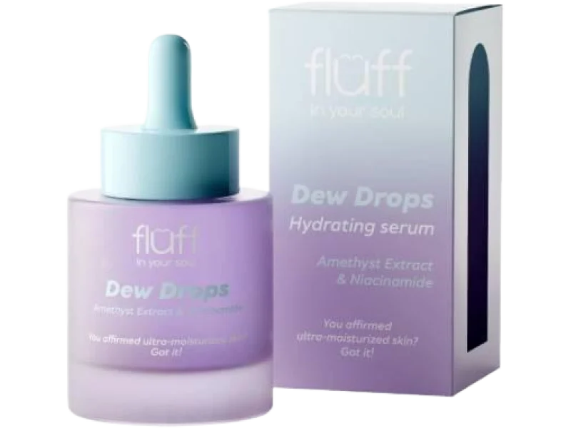 FLUFF In Your Soul Serum upiększające z ekstraktem z ametystu i niacynamidem, 30 ml
