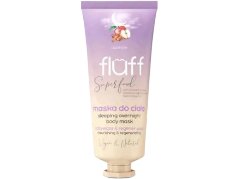 FLUFF SUPERFOOD Maska do ciała Jabłko cynamon Szarlotka, 150 ml