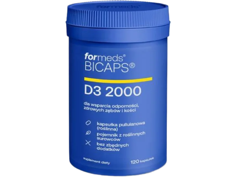 FORMEDS BICAPS D3 2000, kapsułki, 50 µg, 120 kaps.