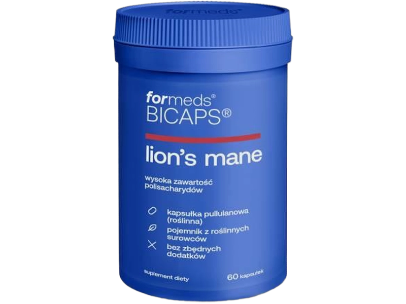ForMeds Bicaps Lion’s mane, kapsułki, 500 mg, 60 kaps.