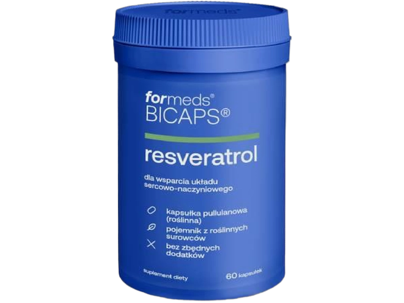 ForMeds Bicaps resveratrol, kapsułki, 60 kaps.