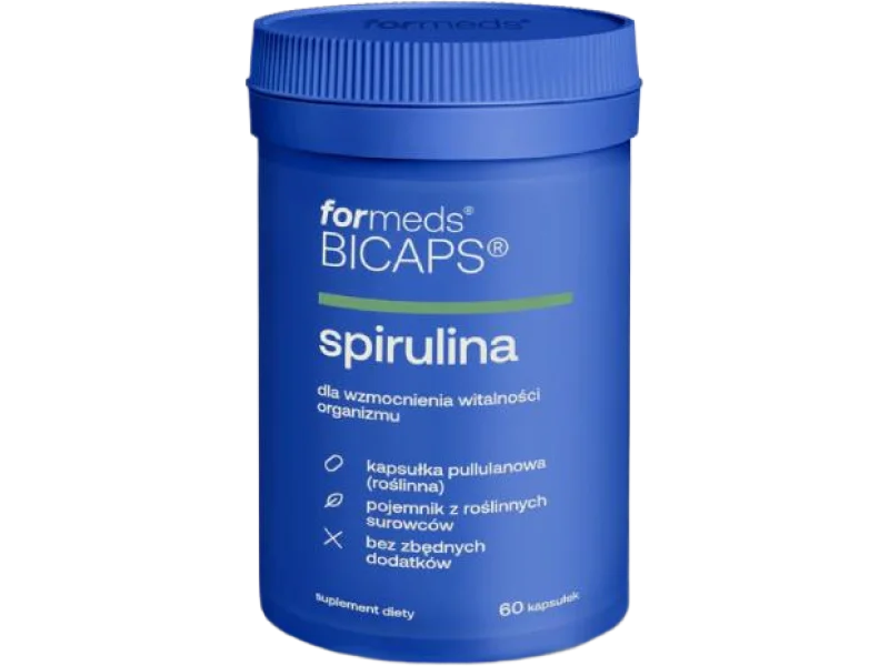 FORMEDS Bicaps Spirulina Hawajska, kapsułki, 530 mg, 60 kaps.