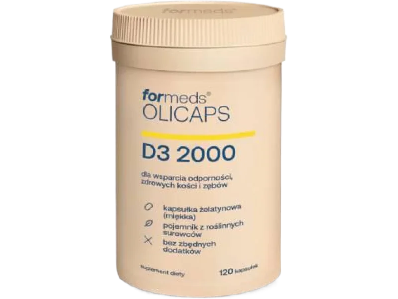 FORMEDS Olicaps D3 2000, kapsułki, 50 µg, 120 kaps.