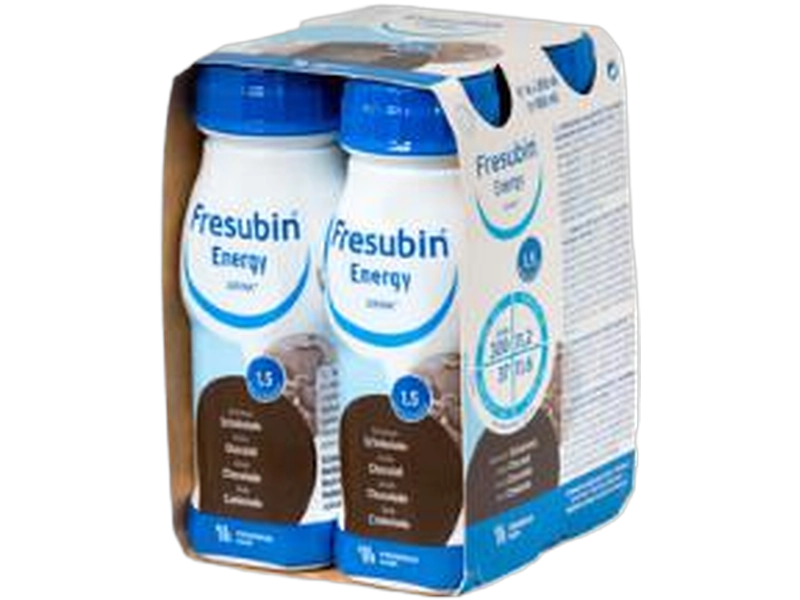 Fresubin Energy drink, smak czekoladowy, płyn, 4 x 200 ml