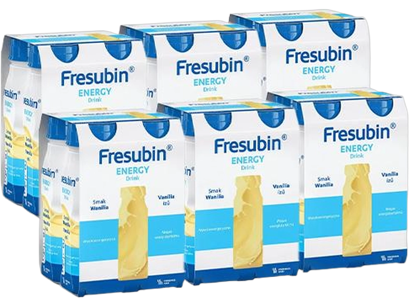 Fresubin Energy drink, smak waniliowy, płyn, 4 x 200 ml