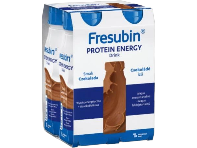 Fresubin Protein energy drink, smak czekoladowy, płyn, 4 x 200 ml