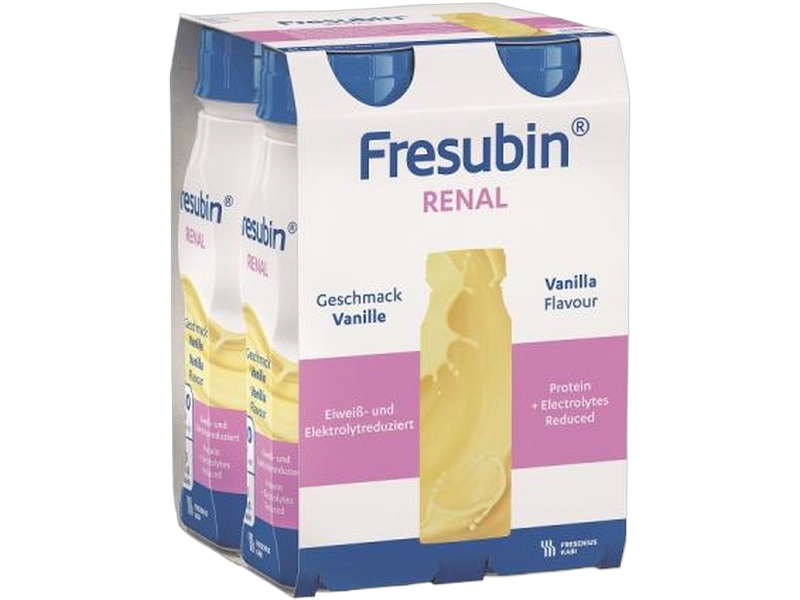 Fresubin Renal, smak waniliowy, płyn, 4 x 200 ml