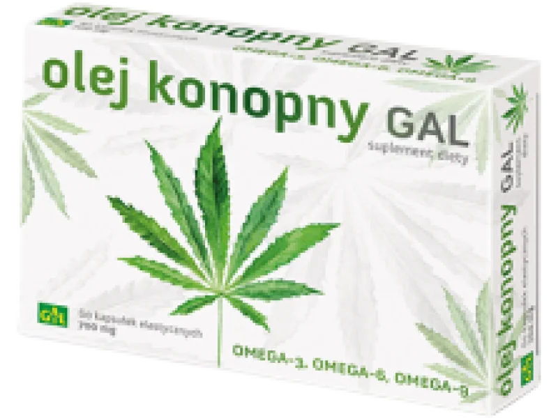 GAL Olej konopny, kapsułki miękkie, 60 kaps.