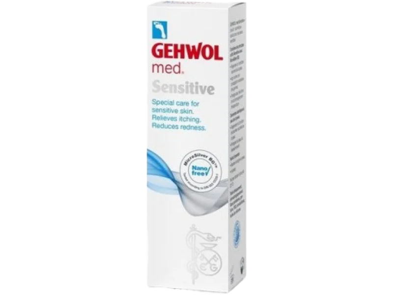 GEHWOL med Sensitive Krem z mikrosrebrem, 125 ml
