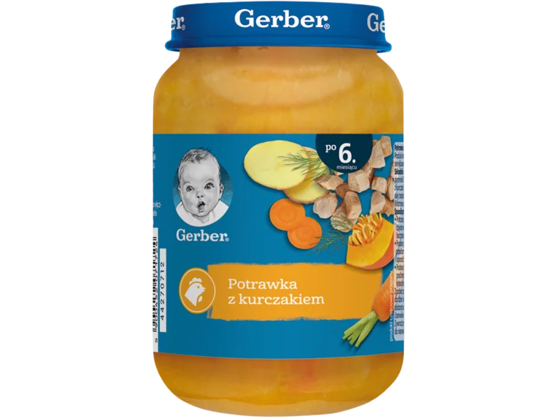 GERBER Obiadek kurczak w potrawce z jarzynkami po 6 miesiącu, 190 g