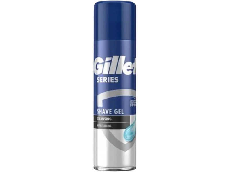 Gillette Series Cleansing Żel do golenia z węglem, żel, 200 ml