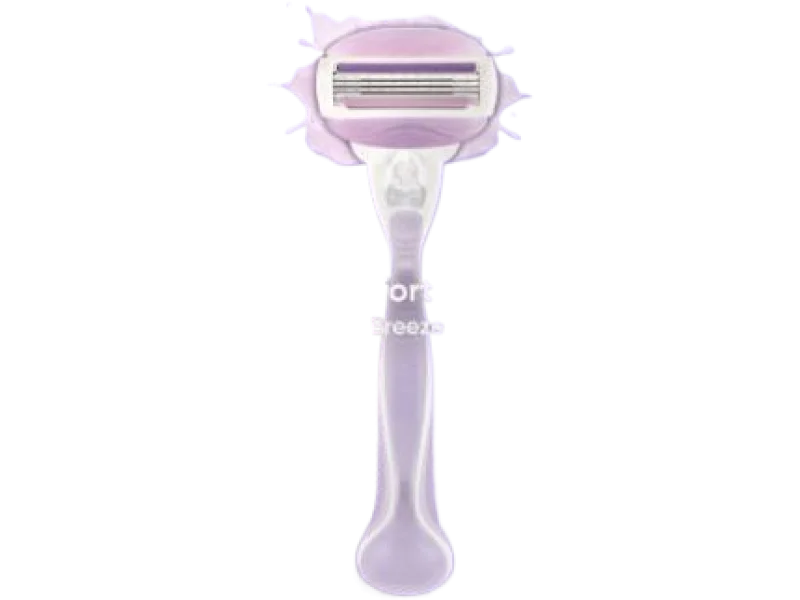 Gillette Venus Comfortglide Breeze Maszynka do golenia dla kobiet + 2 wymienne wkłady, sprzęt medyczny, 1 maszynka + 2 wymienne wkłady szt.