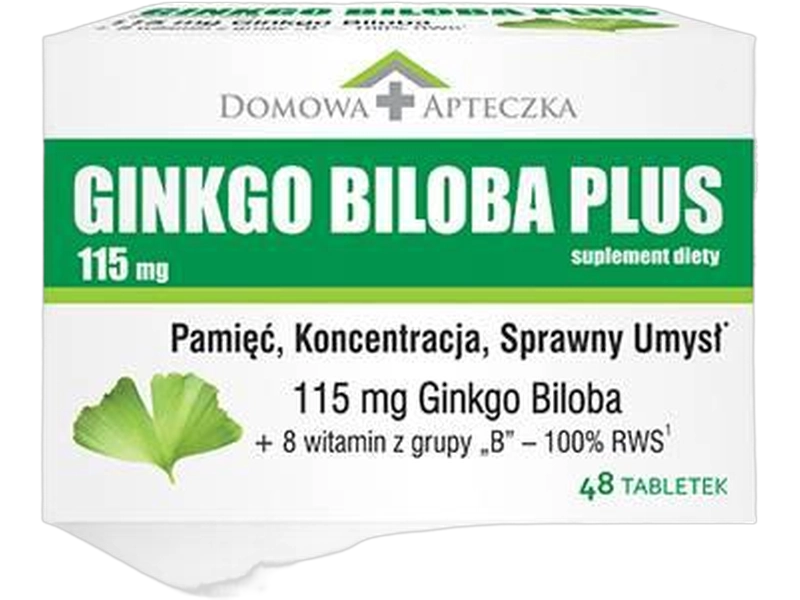 Ginkgo biloba plus, tabletki, 48 tabl.