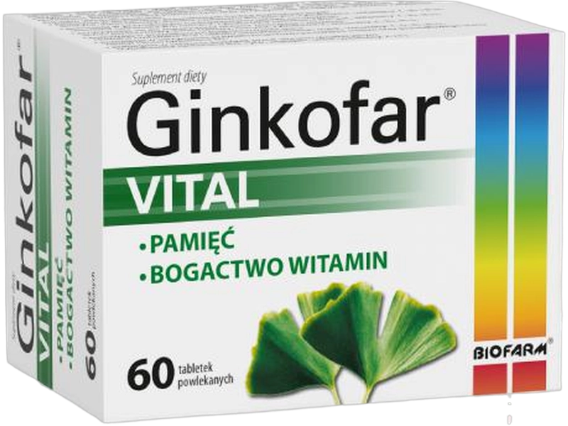 Ginkofar Vital, tabletki, 60 tabl.